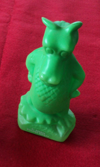 St George Building Society Dragon Money Box Green