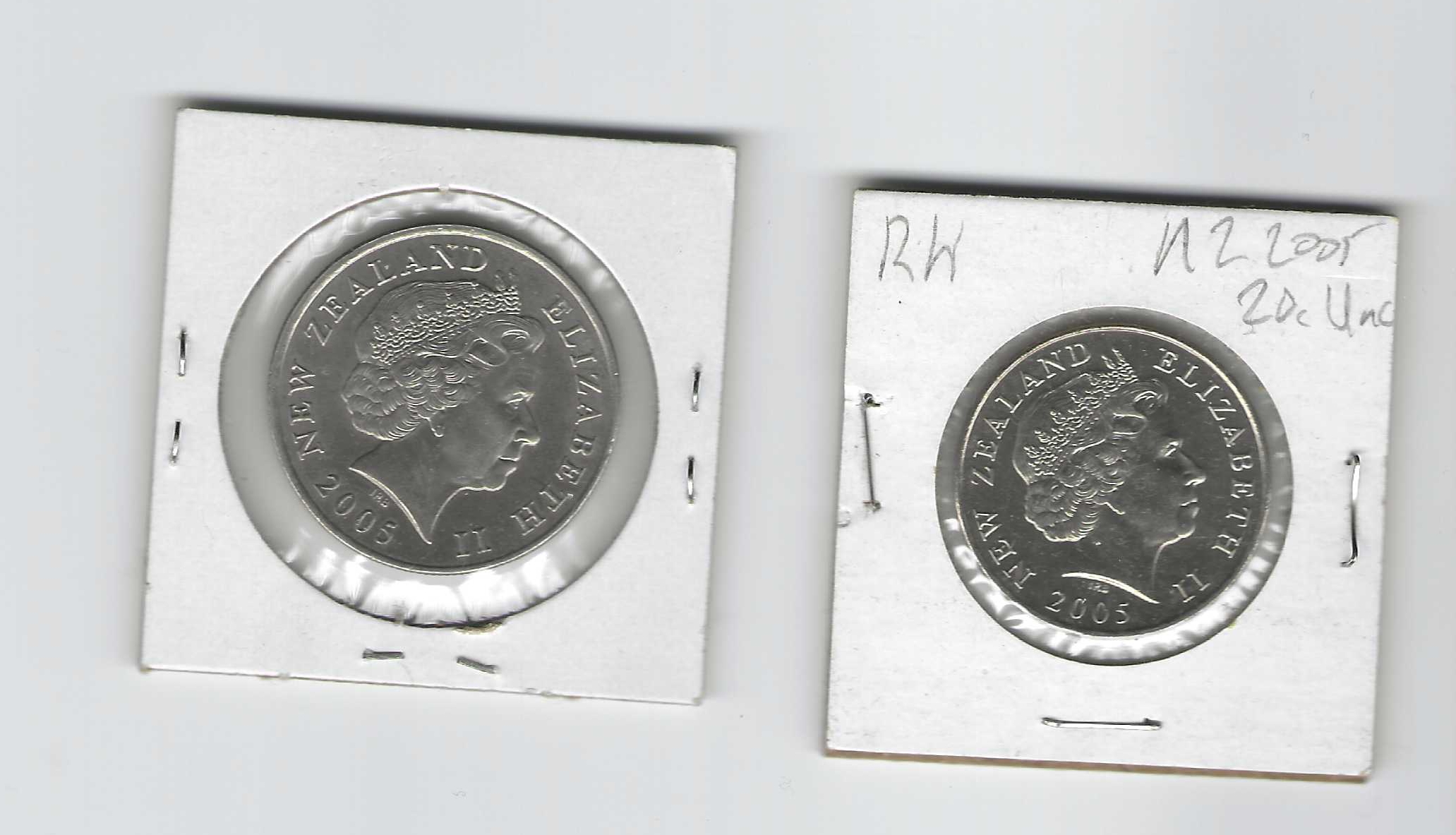 nz 5 cent coin 2002 value