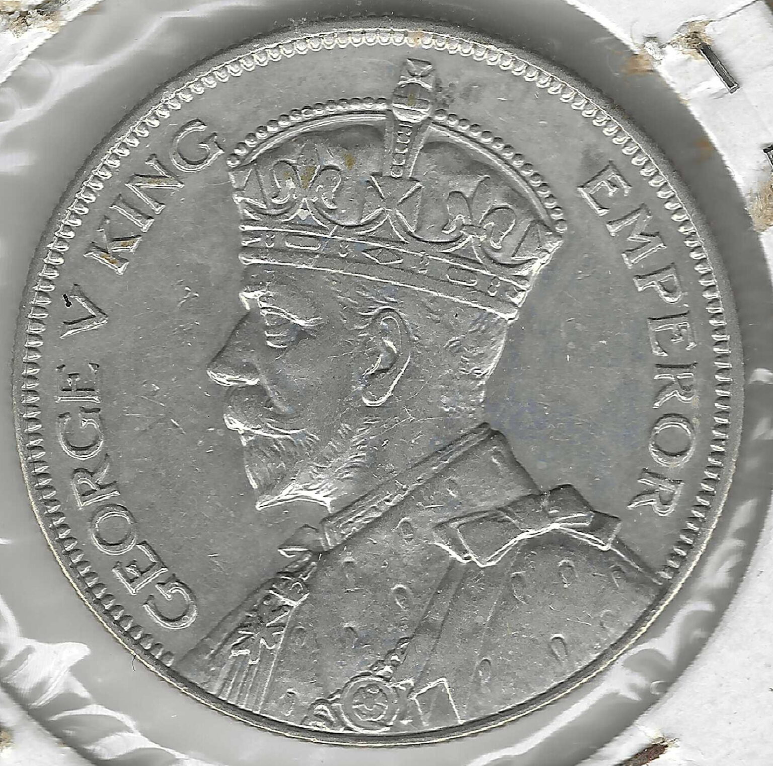 NZ 1933 Silver Half Crown King George V – Coin.NZ New Zealand coins and ...